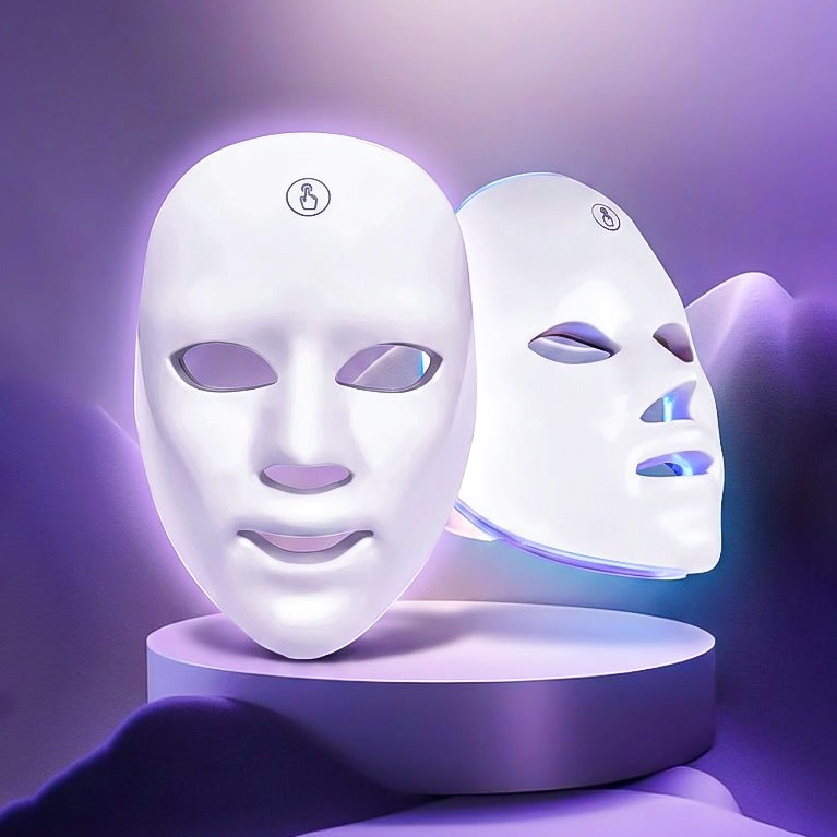 GlowMask Pro — 7-Color LED Light Therapy Mask (Face + Neck)